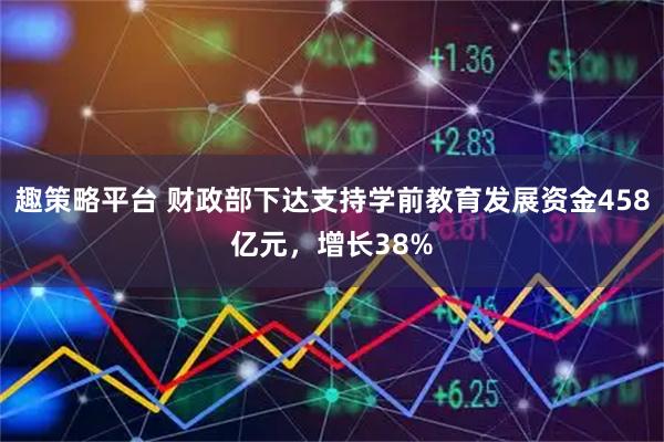 趣策略平台 财政部下达支持学前教育发展资金458亿元，增长38%